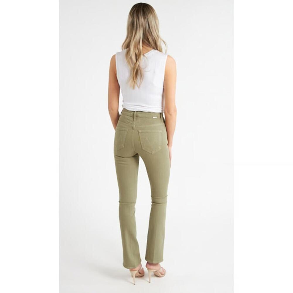 064 Mother The Insider Hover Bootcut Jeans (Size 24 / 2, Mermaid Green, NWOT) - Picture 2 of 3